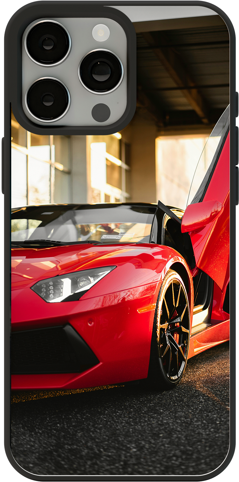 Coque de téléphone Lamborghini Rouge