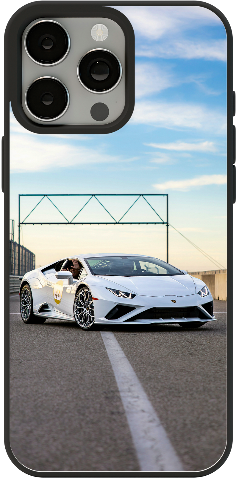Coque de téléphone Lamborghini Blanche