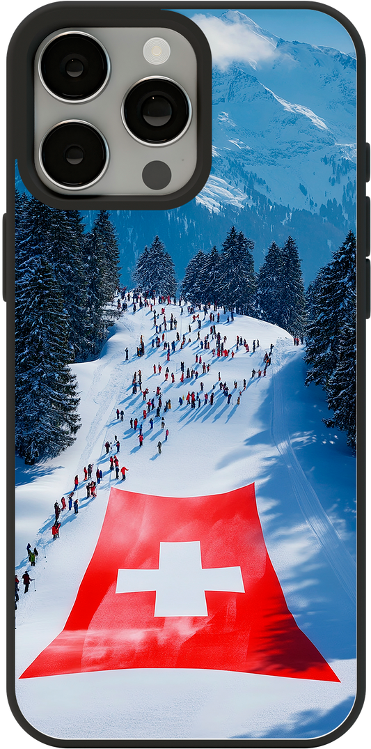 Coque de téléphone Piste de Ski suisse