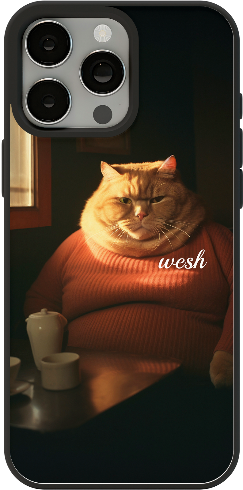 Coque de téléphone Chat Wesh